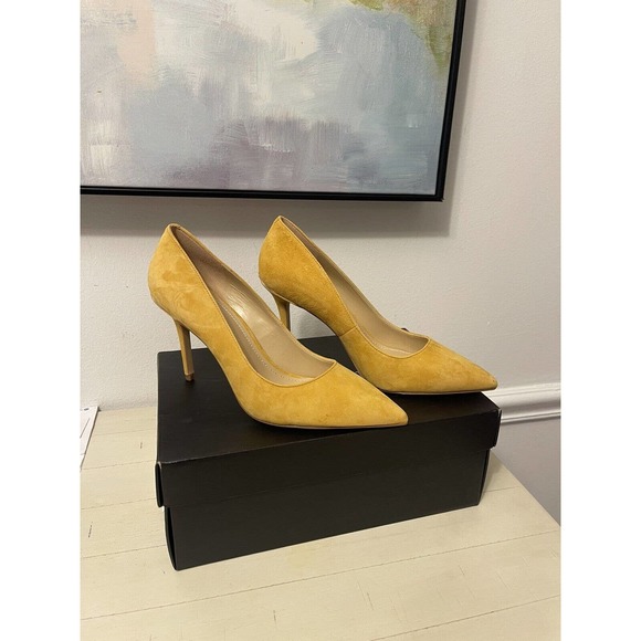 Coach Shoes New Coach Suede Wiley Pump Sizes In Color Buttercup